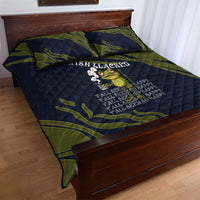 Wish I Lacked Critical Thinking Skills Y'all Seem So Happy Frog Quilt Bed Set Funny Overthinking Meme