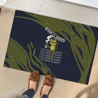 Wish I Lacked Critical Thinking Skills Y'all Seem So Happy Frog Rubber Doormat Funny Overthinking Meme
