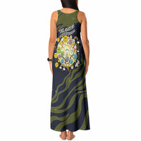 Wish I Lacked Critical Thinking Skills Y'all Seem So Happy Frog Tank Maxi Dress Funny Overthinking Meme