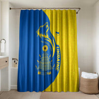 Ukraine Christmas Bathroom Set with Howling Wolf Sunflower Tree and Traditional Ornament Design - Wonder Print Shop