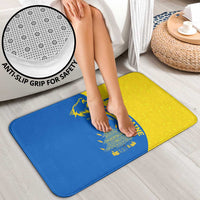 Ukraine Christmas Bathroom Set with Howling Wolf Sunflower Tree and Traditional Ornament Design - Wonder Print Shop