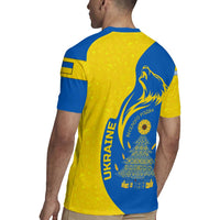 Ukraine Christmas Rugby Jersey with Howling Wolf Sunflower Tree and Traditional Ornament Design - Wonder Print Shop