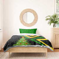 Zimbabwe Christmas Bedding Set with Flag Colors Xmas Tree and Holiday - Wonder Print Shop
