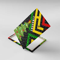 Zimbabwe Christmas Canvas Wall Art with Flag Colors Xmas Tree and Holiday - Wonder Print Shop
