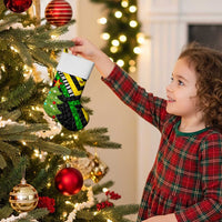 Zimbabwe Christmas Stocking with Flag Colors Xmas Tree and Holiday - Wonder Print Shop