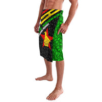 Zimbabwe Christmas Lavalava with Flag Colors Xmas Tree and Holiday - Wonder Print Shop