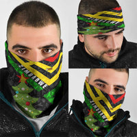 Zimbabwe Christmas Neck Gaiter with Flag Colors Xmas Tree and Holiday - Wonder Print Shop