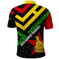 Zimbabwe Christmas Polo Shirt with Flag Colors Xmas Tree and Holiday - Wonder Print Shop