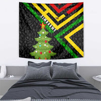 Zimbabwe Christmas Tapestry with Flag Colors Xmas Tree and Holiday - Wonder Print Shop