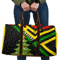 Zimbabwe Christmas Travel Bag with Flag Colors Xmas Tree and Holiday - Wonder Print Shop