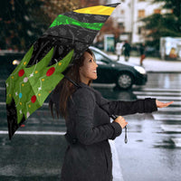Zimbabwe Christmas Umbrella with Flag Colors Xmas Tree and Holiday - Wonder Print Shop