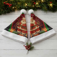 Kenya Christmas Santa Hat with Santa Claus Spear and Red Green Harambee Crest - Wonder Print Shop