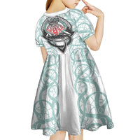 Vking Odin Kid Short Sleeve Dress God Of Asgard - Wonder Print Shop