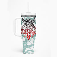 Vking Odin Tumbler With Handle God Of Asgard - Wonder Print Shop