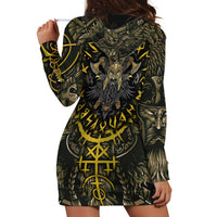 Viking Warrior Hoodie Dress - Wonder Print Shop