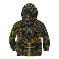 Viking Warrior Kid Hoodie - Wonder Print Shop