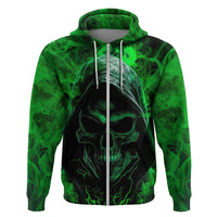 Skull Hoodie Try Again Tomorrow - Wonder Print Shop