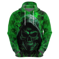Skull Hoodie Try Again Tomorrow - Wonder Print Shop