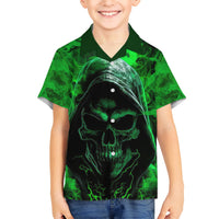 Skull Kid Hawaiian Shirt Try Again Tomorrow - Wonder Print Shop