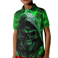 Skull Kid Polo Shirt Try Again Tomorrow - Wonder Print Shop