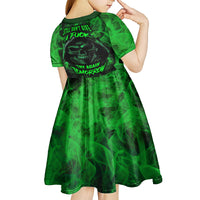 Skull Kid Short Sleeve Dress Try Again Tomorrow - Wonder Print Shop