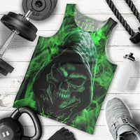 Skull Men Tank Top Try Again Tomorrow - Wonder Print Shop