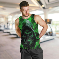 Skull Men Tank Top Try Again Tomorrow - Wonder Print Shop