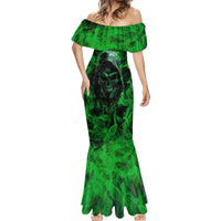 Skull Mermaid Dress Try Again Tomorrow - Wonder Print Shop