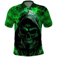 Skull Polo Shirt Try Again Tomorrow - Wonder Print Shop