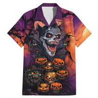 Halloween Skull Family Matching Mermaid Dress and Hawaiian Shirt Hello Darkness My Old Friend - Wonder Print Shop