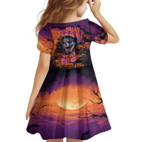Halloween Skull Family Matching Summer Maxi Dress and Hawaiian Shirt Hello Darkness My Old Friend - Wonder Print Shop