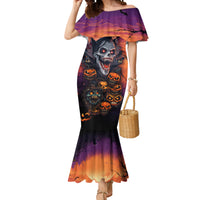 Halloween Skull Mermaid Dress Hello Darkness My Old Friend - Wonder Print Shop