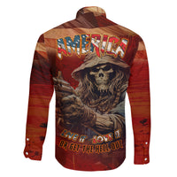 America Live It - Love It Or Get The Hell Out Family Matching Off Shoulder Long Sleeve Dress and Hawaiian Shirt - Wonder Print Shop