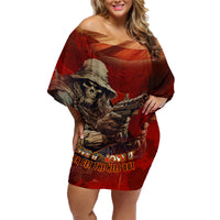 America Live It - Love It Or Get The Hell Out Family Matching Off Shoulder Short Dress and Hawaiian Shirt - Wonder Print Shop