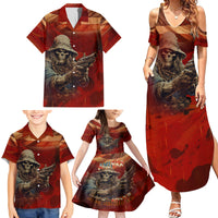America Live It - Love It Or Get The Hell Out Family Matching Summer Maxi Dress and Hawaiian Shirt - Wonder Print Shop