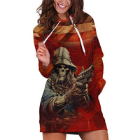 America Live It - Love It Or Get The Hell Out Hoodie Dress - Wonder Print Shop