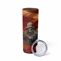 America Live It - Love It Or Get The Hell Out Skinny Tumbler - Wonder Print Shop