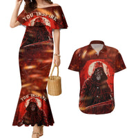 You Inspire My Inner Serial Killer Couples Matching Mermaid Dress and Hawaiian Shirt - Wonder Print Shop