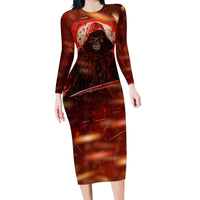 You Inspire My Inner Serial Killer Family Matching Long Sleeve Bodycon Dress and Hawaiian Shirt - Wonder Print Shop