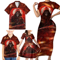 You Inspire My Inner Serial Killer Family Matching Short Sleeve Bodycon Dress and Hawaiian Shirt - Wonder Print Shop