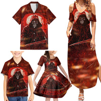 You Inspire My Inner Serial Killer Family Matching Summer Maxi Dress and Hawaiian Shirt - Wonder Print Shop