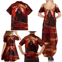 You Inspire My Inner Serial Killer Family Matching Summer Maxi Dress and Hawaiian Shirt - Wonder Print Shop