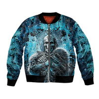 Skull Bomber Jacket Try Again Tomorrow - Wonder Print Shop