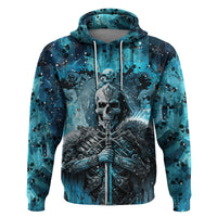 Skull Hoodie Try Again Tomorrow - Wonder Print Shop