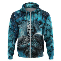 Skull Hoodie Try Again Tomorrow - Wonder Print Shop