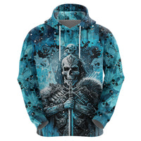 Skull Hoodie Try Again Tomorrow - Wonder Print Shop