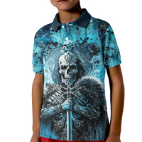 Skull Kid Polo Shirt Try Again Tomorrow - Wonder Print Shop