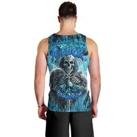 Skull Men Tank Top Try Again Tomorrow - Wonder Print Shop