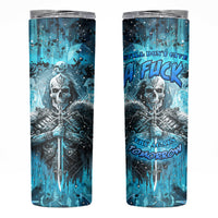 Skull Skinny Tumbler Try Again Tomorrow - Wonder Print Shop