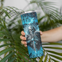 Skull Skinny Tumbler Try Again Tomorrow - Wonder Print Shop